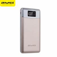 Внешний аккумулятор Power Bank Awei p30k 10000mAh awei gray