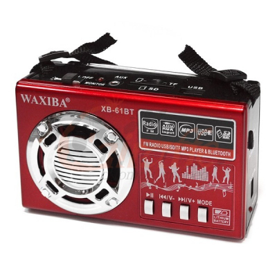 Радиоприемник WAXIBA XB-61BT red