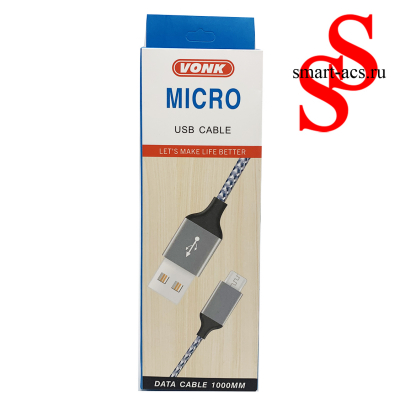 USB Data Кабель Micro VONK