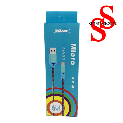 Кабель USB Data Micro VONK
