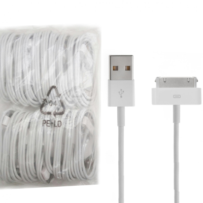 USB кабель для iPhone 4 (20 шт. в упаковке)