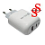 Сетевой адаптер-зарядное устройство Quick PD Charger 45W (Model: A25)