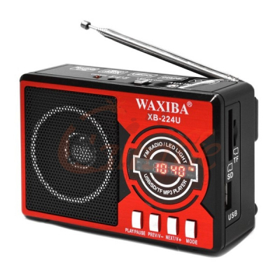Радиоприемник WAXIBA XB-224U +фонарь red