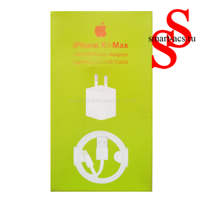 БЛОК СЗУ + КАБЕЛЬ Lightning для IPHONE XS MAX MD814CH/A (AS25)