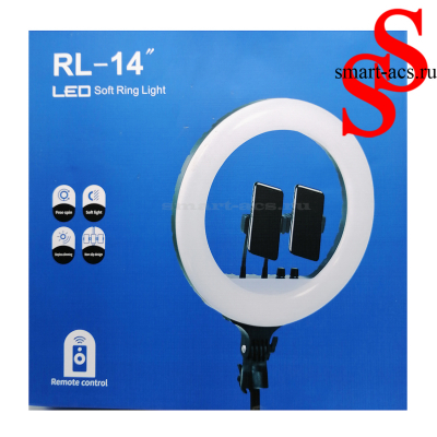 Светодиодная кольцевая лампа LED SOFT Ring Light RL-14 с сумкой