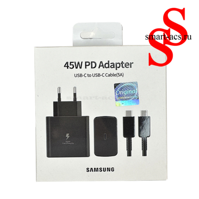 +  45W PD Adapter USB-C to USB-C Cable (5A)