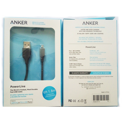 Дата кабель Anker Micro USB PowerLine 1.8m